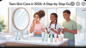 Современные средства уходовой косметики Oriflame для подростков для ежедневного очищения и увлажнения кожи лица